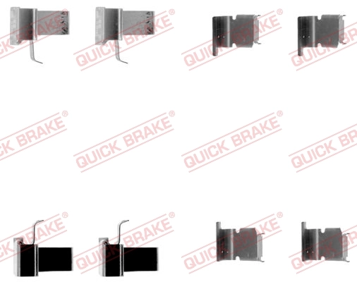 Accessory Kit, disc brake pad